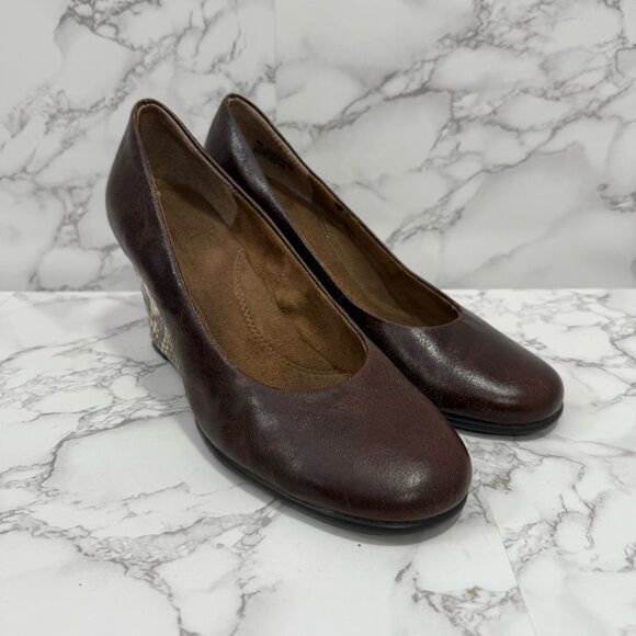 Aerosoles Women’s Shoes Wedges sz 8 Leather NWOT # 20-TT - Picture 8 of 10